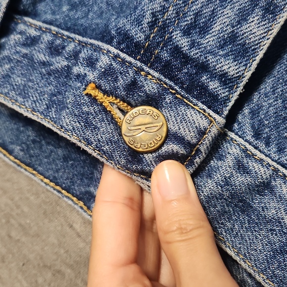 RARE!! Vintage Lee Riders High Rise Relaxed Baggy Taper Leg Blue Denim Mom Jeans - Picture 7 of 12